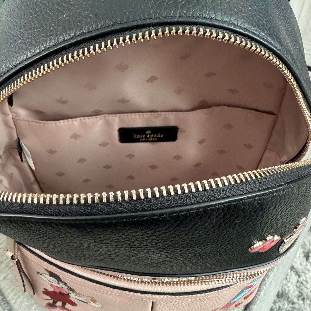 Kate Spade Black and Pink Disney Backpack - Picture 5 of 5